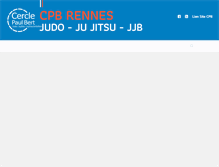 Tablet Screenshot of cpb-judo-rennes.fr
